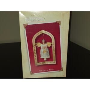 Hallmark Keepsake 2003 The Gift of Peace Angel Christmas Ornament with Stand